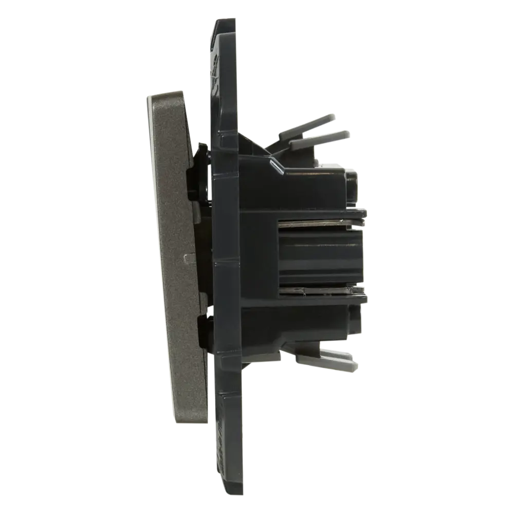 LEXMAN Lilian — двухклавишный выключатель скрытого монтажа в цвете «Титан» 86761708 STLM-1114859 - Вид №3