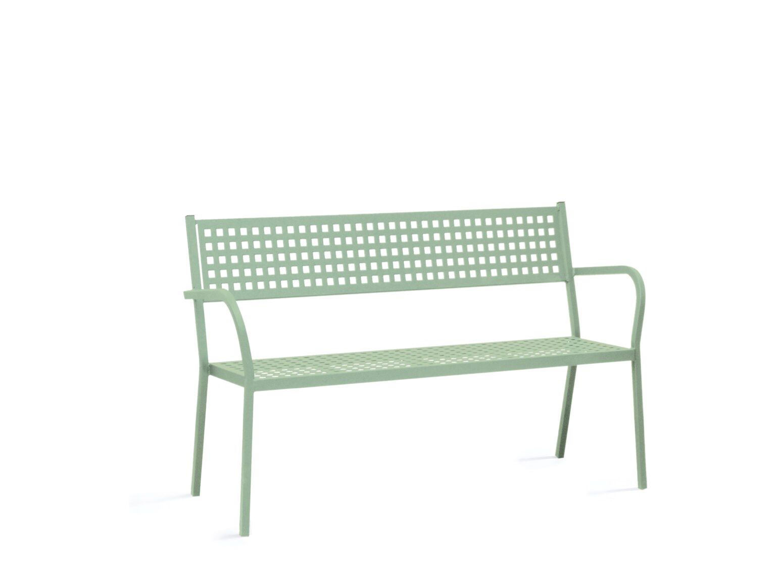 Металлическая садовая скамейка с подлокотниками Vermobil ARCH-00062963 - Вид №13