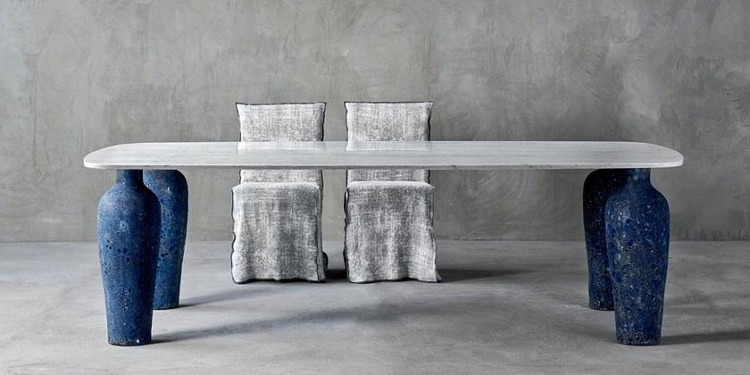 Gervasoni Прямоугольный мраморный стол Moon sun-id-1477350 - Вид №2