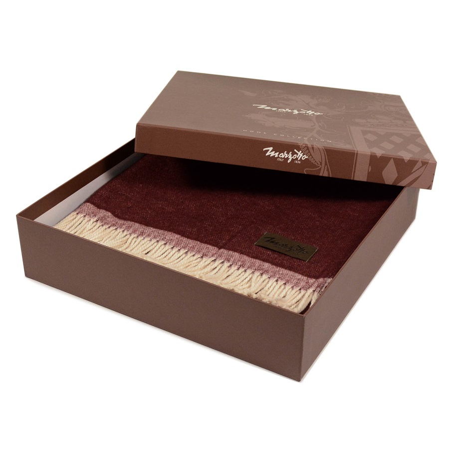 Плед Morfeo, 130х180 см, бордовый MARZOTTO MORFEO3200 - Вид №3