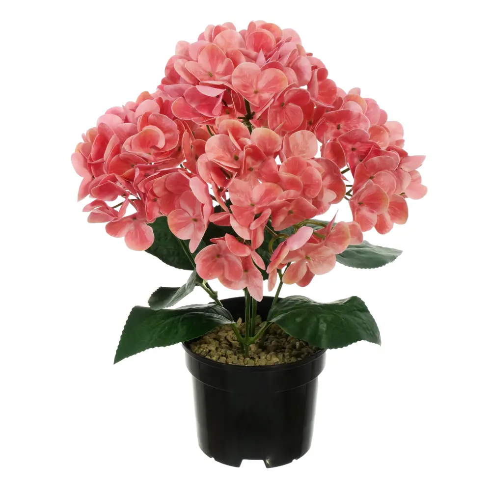 89356237 Искусственное растение в горшке гортензия h35 см цвет розовый STLM-0952900 Santreyd  - Вид №2