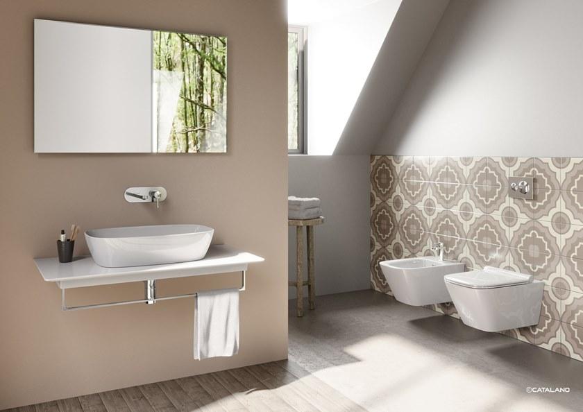 Подвесной унитаз настенный Белый CERAMICA CATALANO Green Италия sun-id-1438239 - Вид №3