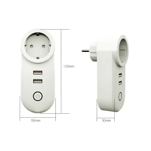 Умная розетка Wi-Fi Moes Smart Socket ZP-LZ-EU2U 87506368 STLM-2103191