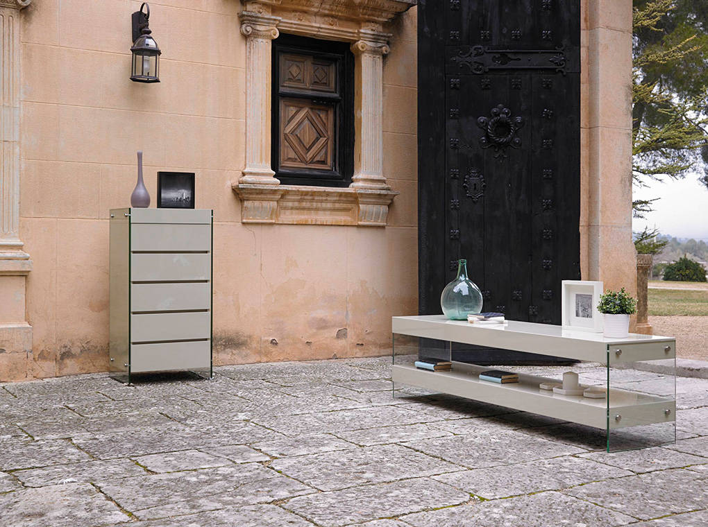 070408 Тумба под ТВ лакированная CP1110-T Angel Cerda  - Вид №2