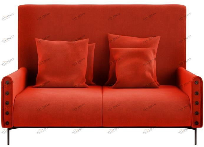 Tacchini Диван из ткани с высокой спинкой Highlife sun-id-1360792