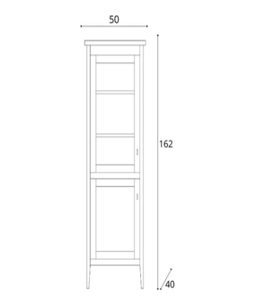 Напольный умывальник с дверцами Gaia Mobili Classic ARCH-00022793 - Вид №3
