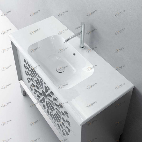 Avila Dos Раковина керамическая белая COVER PLAIN 100 BASINS AND WORKTOPS 0120542