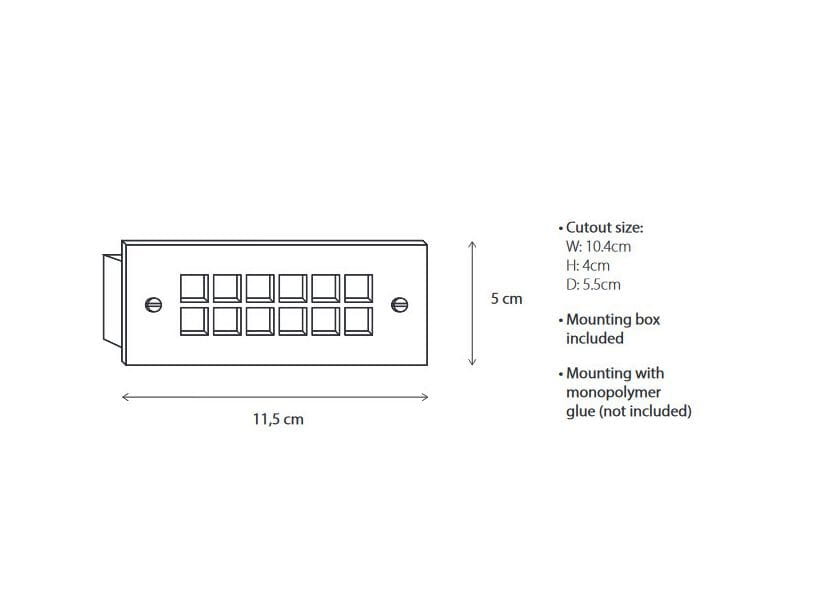 Наружная латунная светодиодная настенная табличка Authentage Lighting решетка ARCH-00094312 - Вид №1