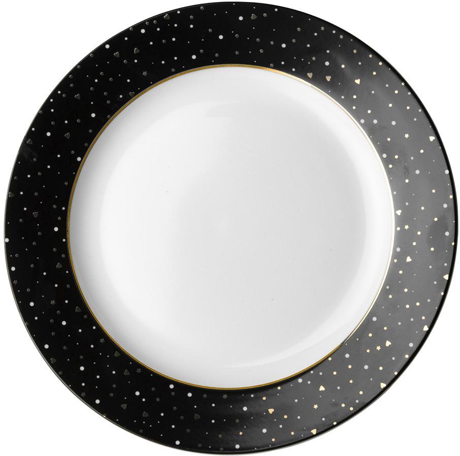 Тарелка DUTCH ROSE Sparklin Black 21 см Dutch Rose Amsterdam 180349