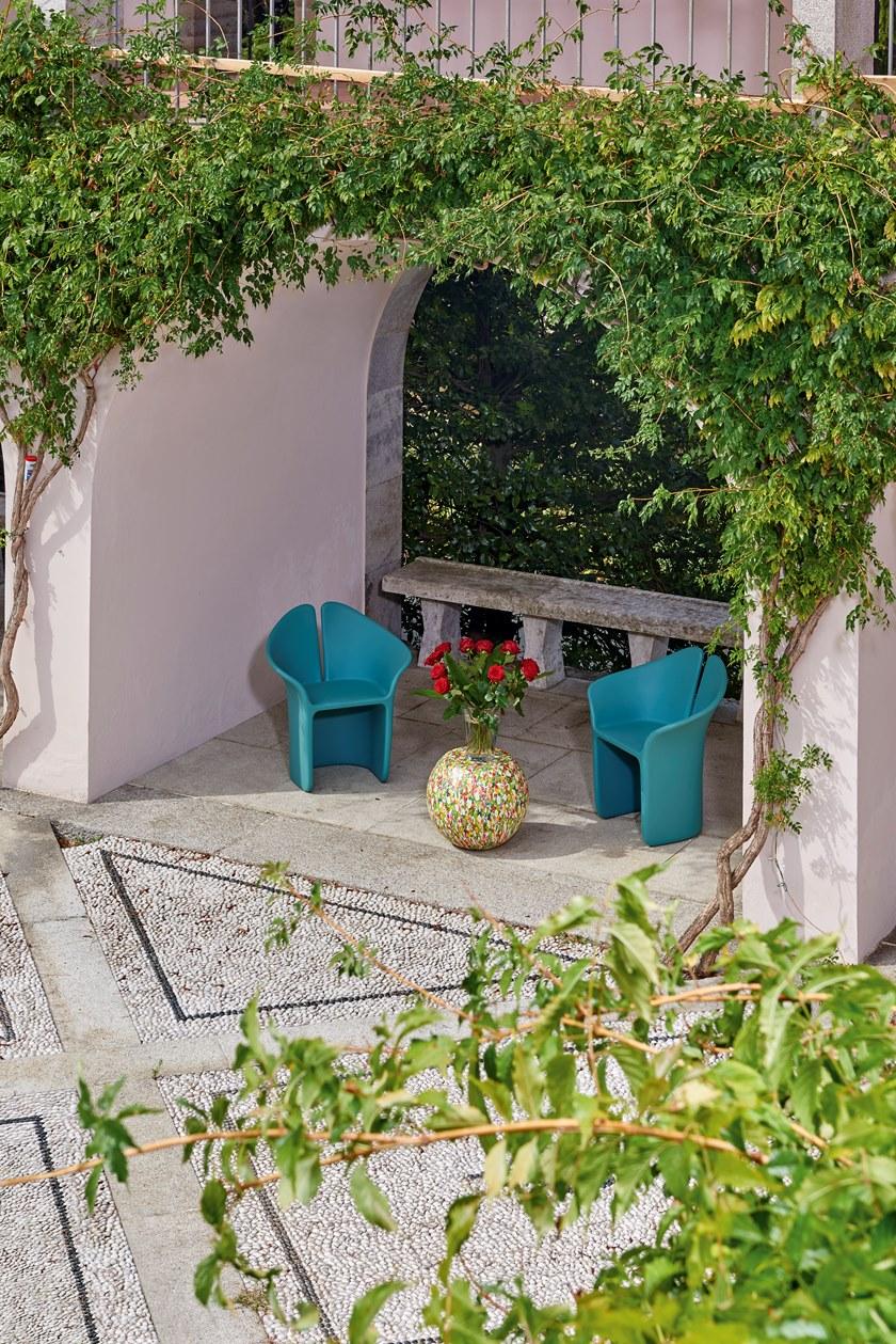 Cappellini Круглый журнальный столик из стекловолокна и смолы  Bg_1  - Вид №20