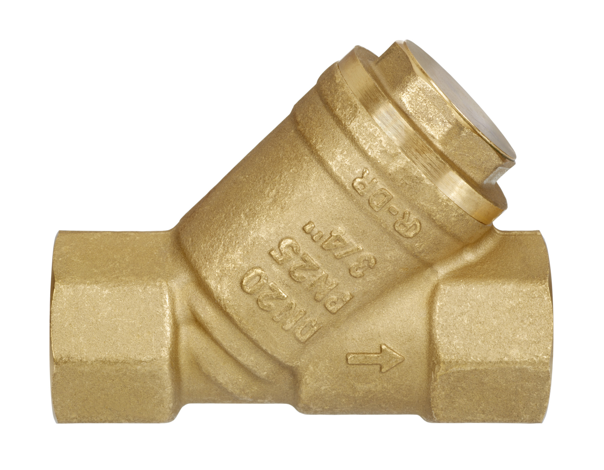 Danfoss Латунный сетчатый фильтр FVR FVR Фильтр сетчатый Ду10 Ру25 065B8234  - Вид №2