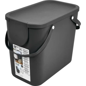 Бак для отходов Delinia 25 л полипропилен цвет серый