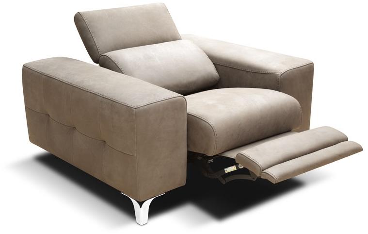 Rossini Sofas Кожаное кресло-реклайнер с подлокотниками Tessa sun-id-1372061 - Вид №1