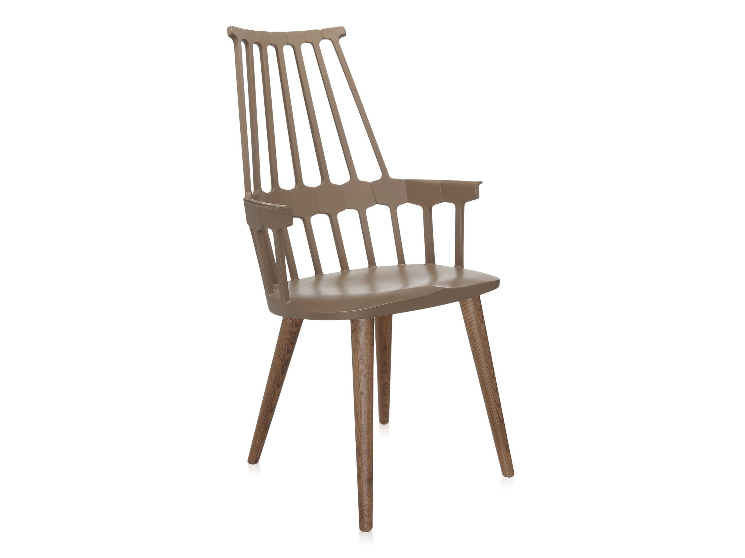 Стул из инженерного пластика с подлокотниками Kartell COMBACK ARCH-00047836 - Вид №45