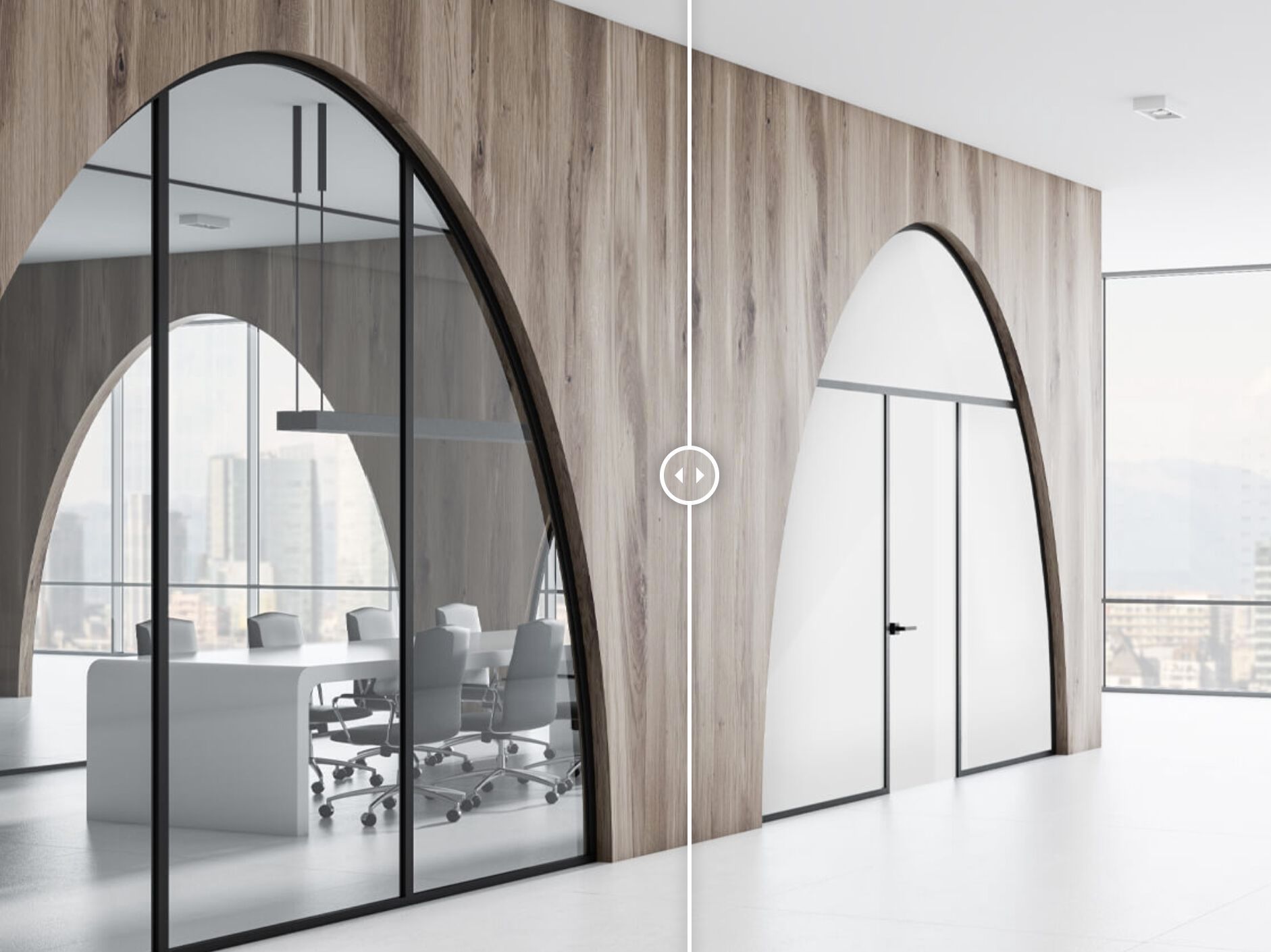 Контурные витражи с контролем конфиденциальности VITRIK Vitrik ® Privacy ARCH-00081883