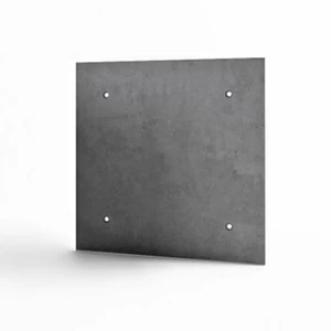 BetOn Панель из фибробетона 800х800 с отверстиями серая