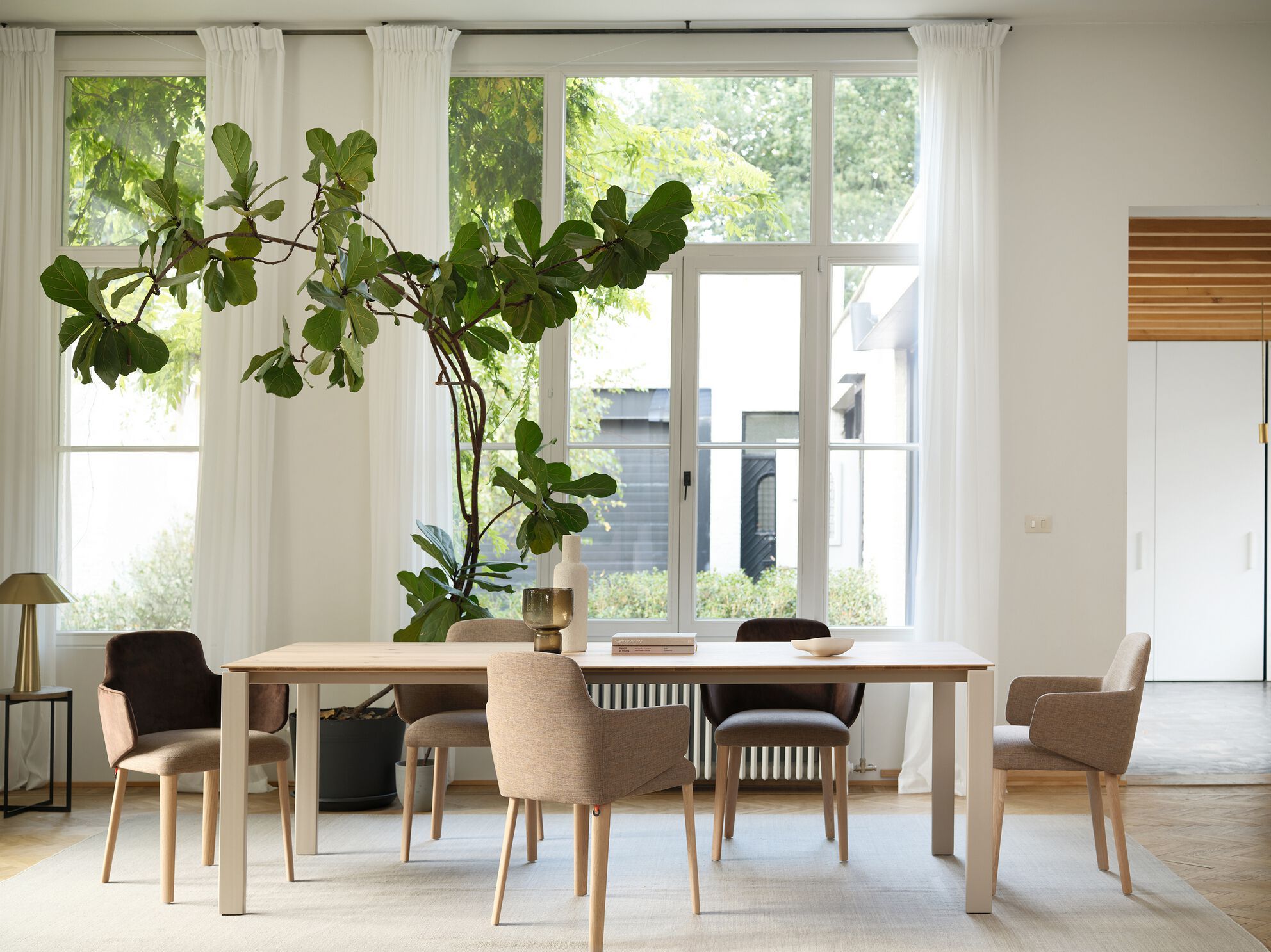 Деревянный выдвижной прямоугольный стол Mobitec Altera ARCH-00081681 - Вид №8