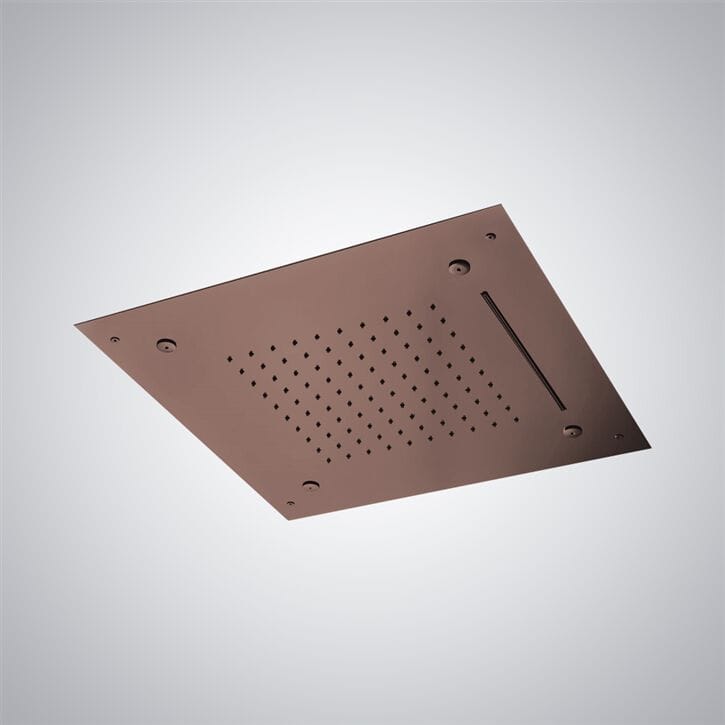 Светодиодная потолочная душевая головка из нержавеющей стали Fontana Showers Luxe Fontaine ARCH-00029537 - Вид №20