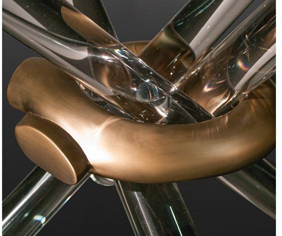 Reflex Круглый обеденный стол из стекла Arlequin sun-id-1413972 - Вид №2