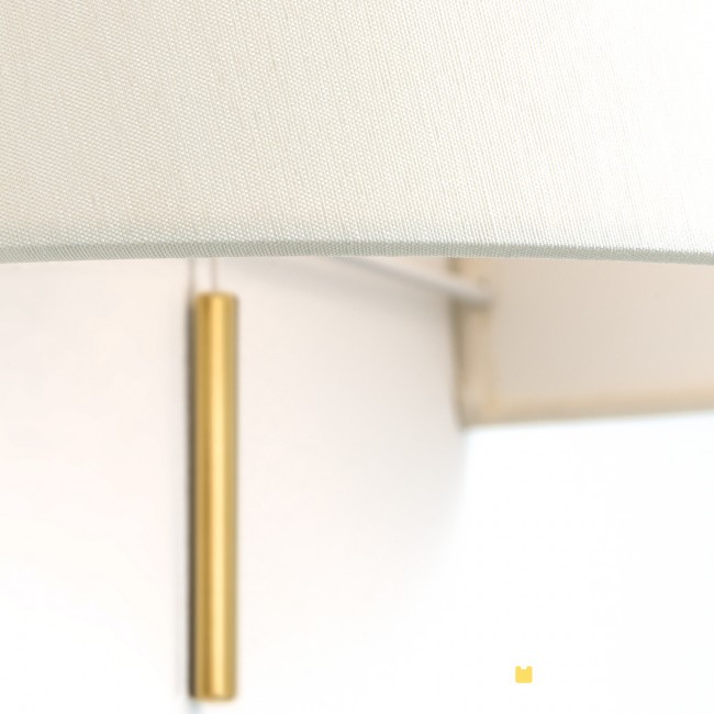 WA 2-1353 MS-matt настенный светильник с коричневым абажур Orion Shade 117815 - Вид №1