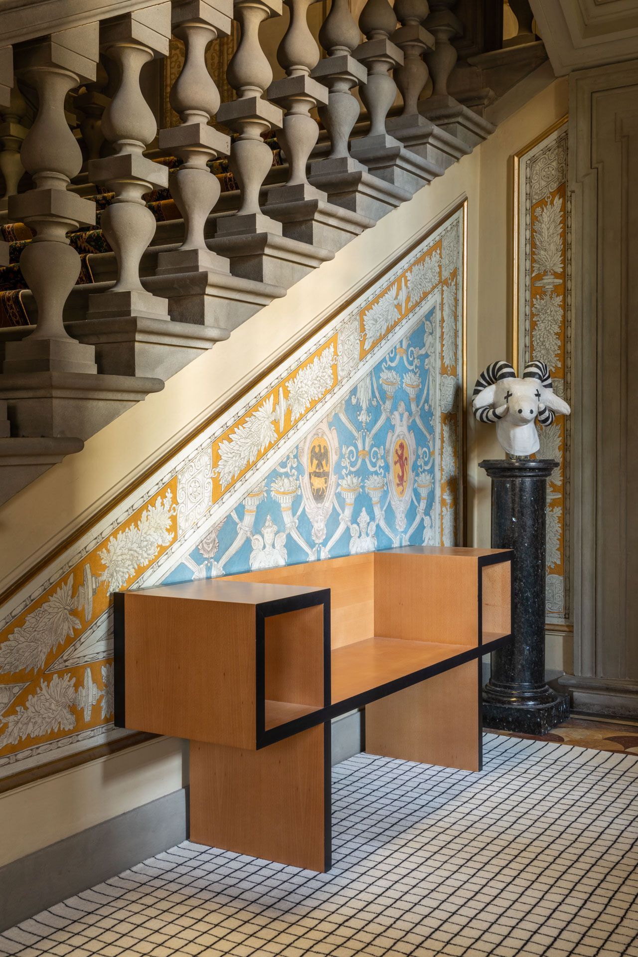 Скамейка из бука со спинкой Poltronova Кантон ARCH-00101845 - Вид №4