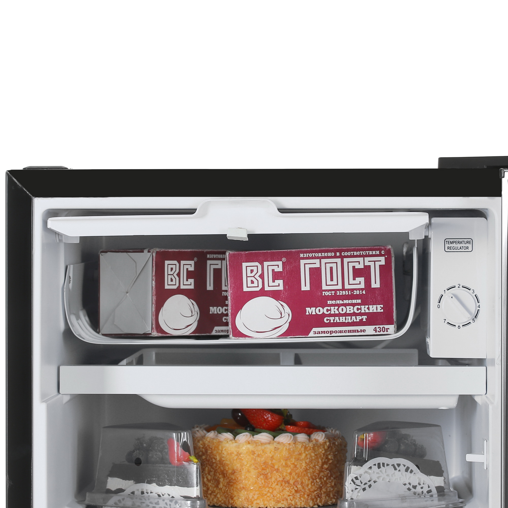 8166325 Холодильник компактный   Tesler RC-95 серебристый STDN-0054905 - Вид №6