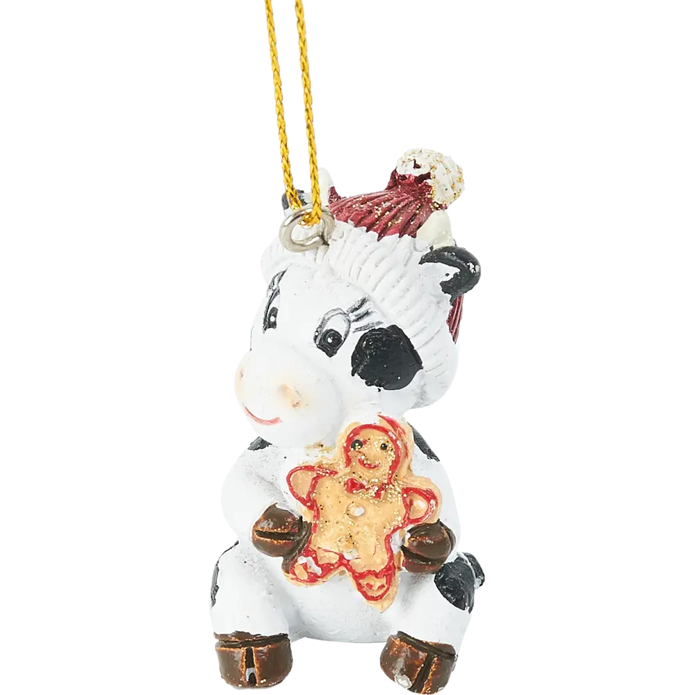 Елочная игрушка Erich Krause Decor Новогодняя коровка 4.5 см 85868456 STLM-2058817 Erichkrause decor  - Вид №3