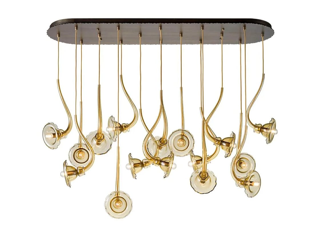 Подвесной светильник из дутого стекла MULTIFORME икебана ARCH-00096644