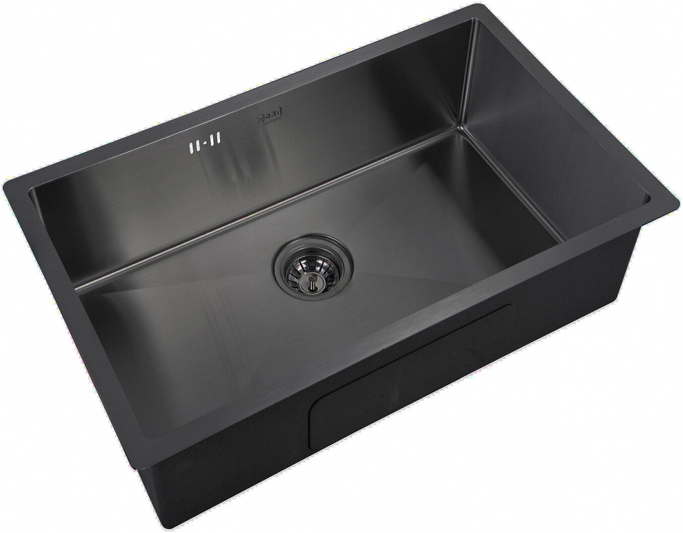 Мойка кухонная ZorG Inox R PVD 7444 GRAFIT из нержавеющей стали, графит