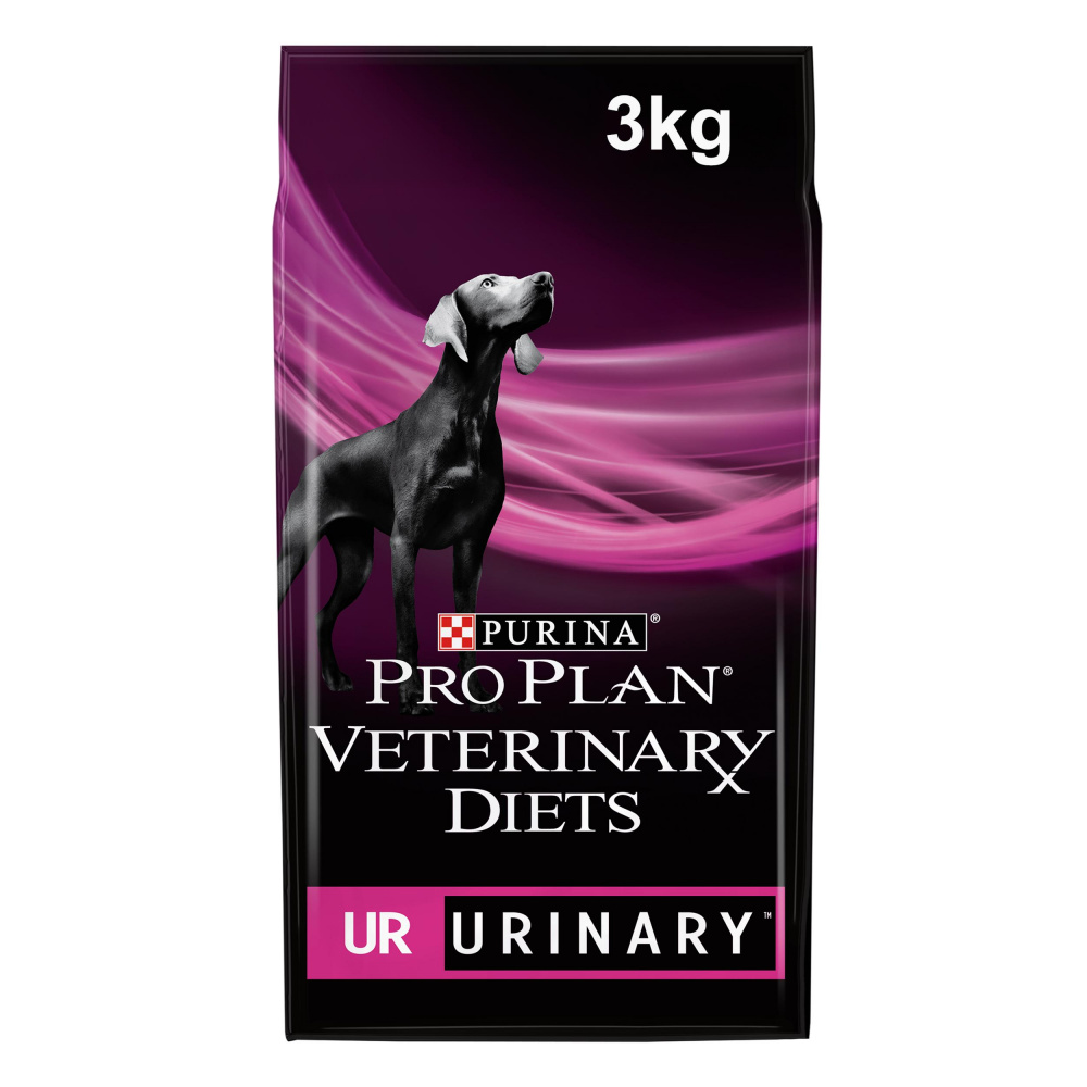 ПР0033143 Корм для собак Veterinary Diets UR Urinary при образовании мочевых камней, сух. 3кг Pro Plan 