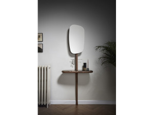 Зеркало из темного мрамора Emperador для входа