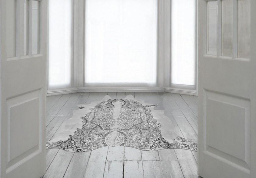 Mineheart Ковер из воловьей кожи с рисунком sun-id-1438726 - Вид №5