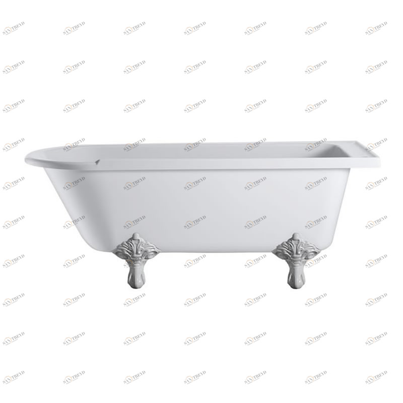 Ванна акриловая Hampton левосторонняя с ножками E11 WHI Hampton Burlington E13, E11 WHI