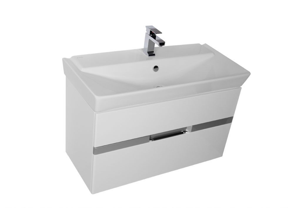 Тумба с раковиной Aquanet Виго 100 белый 0018340300168784 - Вид №4