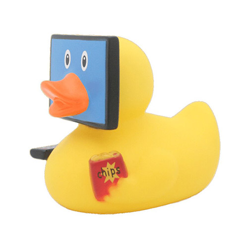 1907 Уточка резиновая Зомбоящик Веселые Ути-Пути 