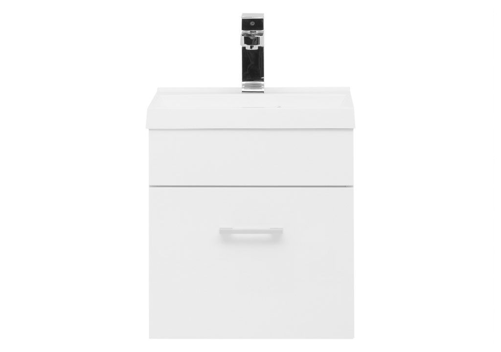 Тумба с раковиной Aquanet Нота NEW 40 белый 0015913700204094 - Вид №2