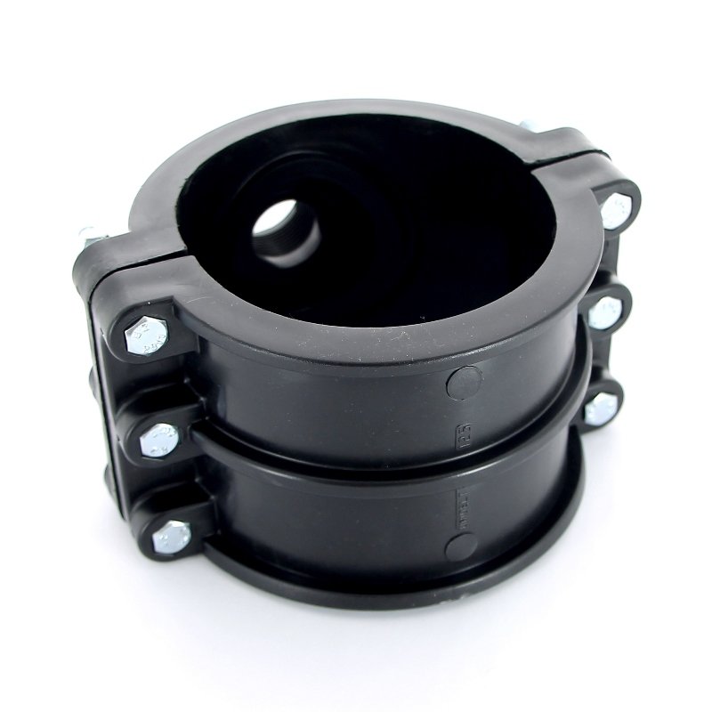 Врезка монтажная 125 x 1" ВР, 6 болтов, для труб ПНД UNIDELTA 1019125004 - Вид №1