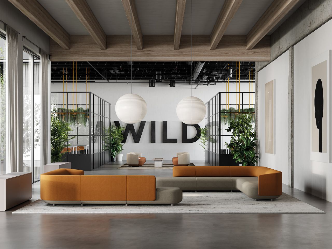 Модульный угловой диван из ткани FREZZA Afina ARCH-00087070 - Вид №5