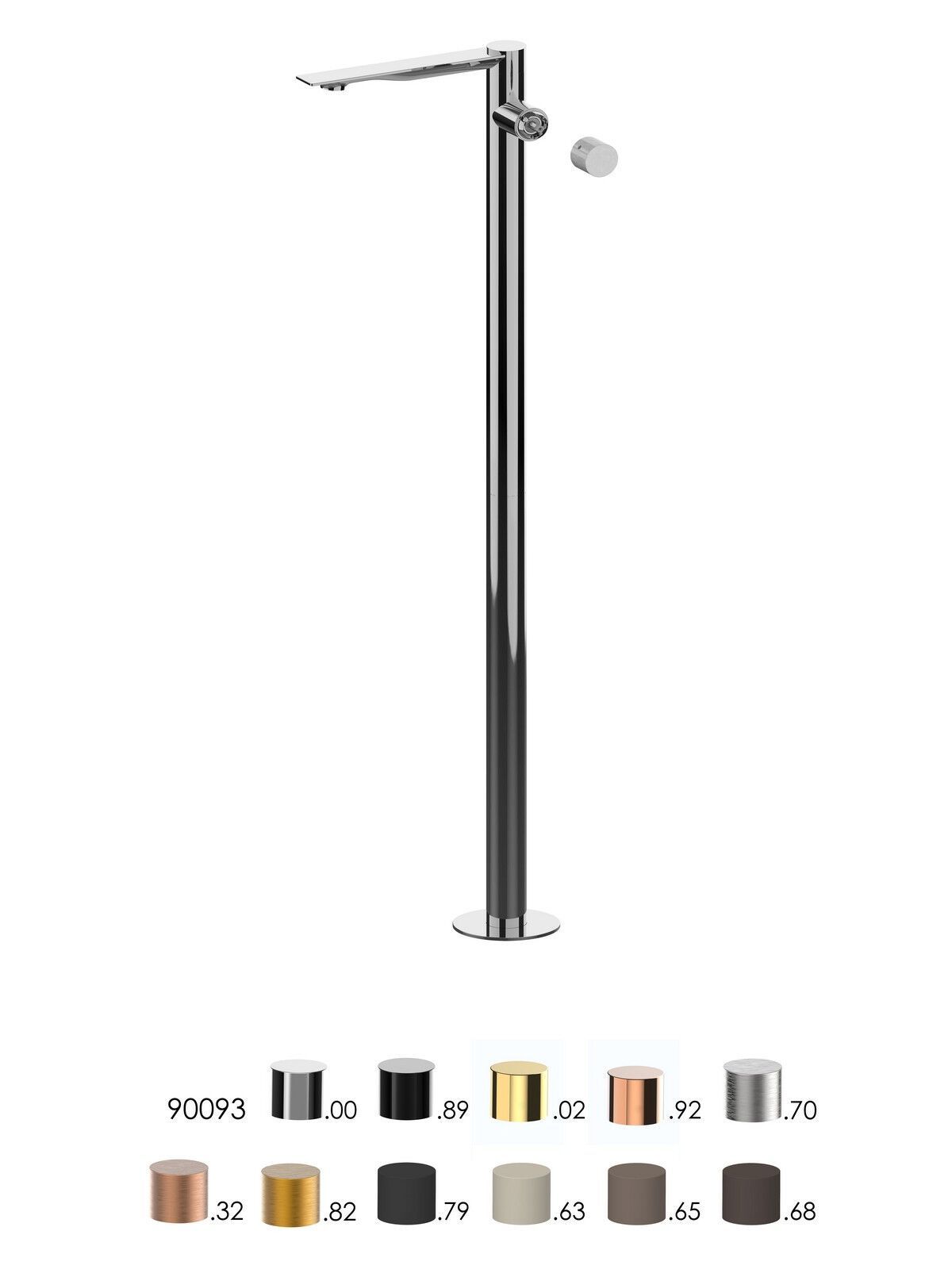 Однорычажный смеситель для раковины без стока Rubinetterie Frattini Narciso S ARCH-00128883 - Вид №7