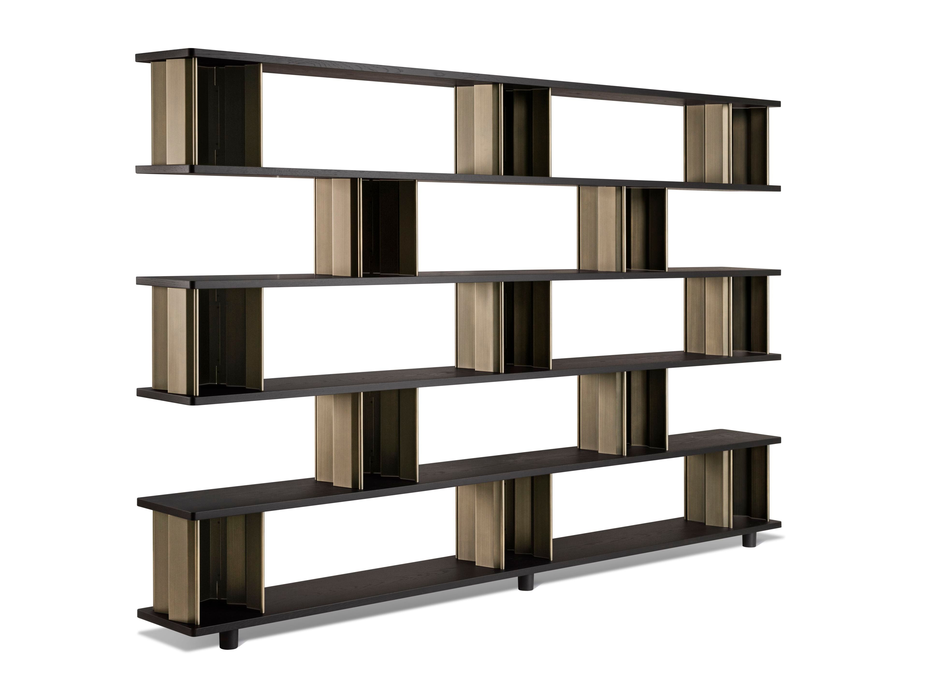 Деревянный секционный книжный шкаф GHIDINI1961 PLOMIS ARCH-00046656 - Вид №1