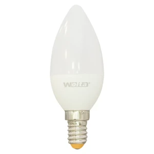 Лампа светодиодная WOLTA свеча 5.5Вт Е14 дневной