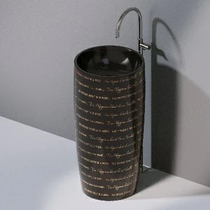 L103T0R0VT.421G Напольная раковина стоящая круглая A. e T. Italia PILLAR