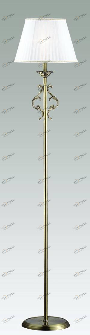 Торшер дизайнерский Favourite Idilia White Bronze 1192-1F FAVOURITE  081058 Белый;бронза 