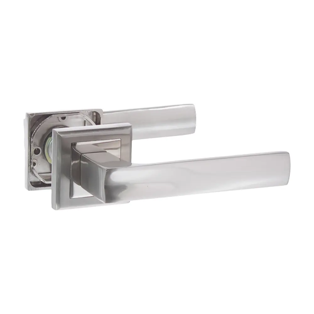 Ручки дверные на розетке EDS-65-30, цвет матовый хром 18743486 STLM-2146749 EDSON  - Вид №1