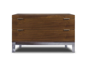 Деревянная прямоугольная тумбочка с ящиками