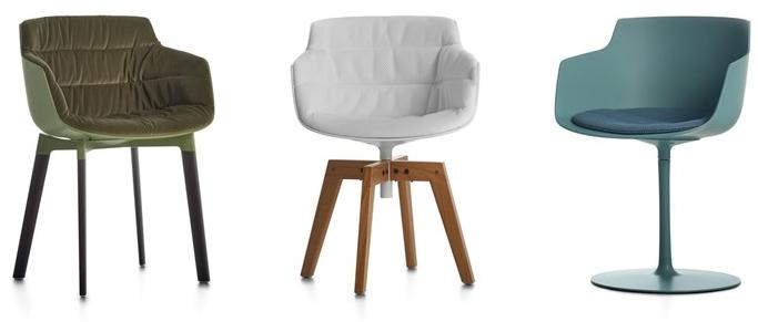 MDF Italia Вращающееся кресло со встроенной подушкой Flow sun-id-1515490 - Вид №1