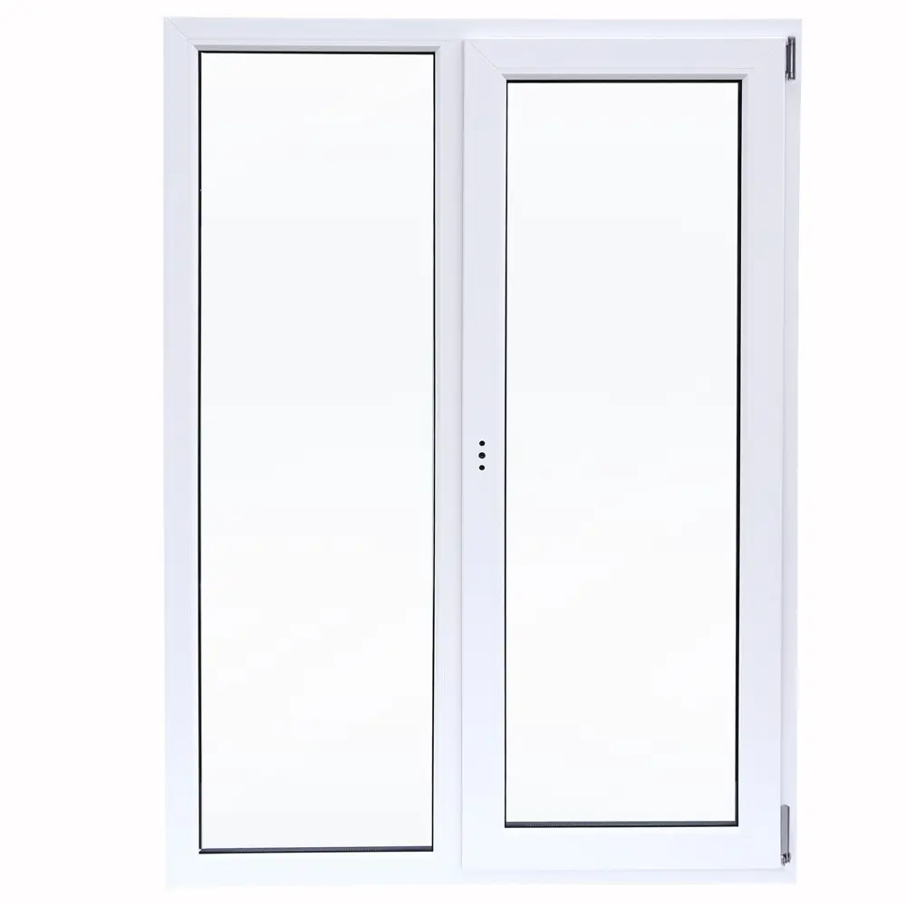 Окно ПВХ WHS двустворчатое 1400x1100 мм (ВхШ) двухкамерный стеклопакет белый (с двух сторон) 89413069 STLM-2155109 Santreyd  - Вид №1