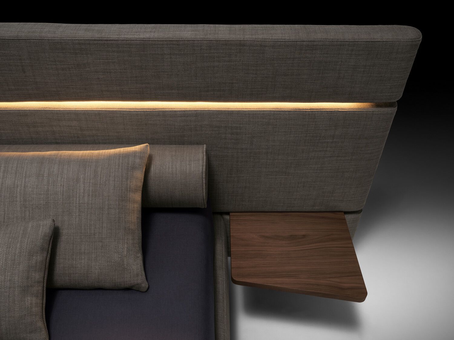 Двуспальная кровать из ткани со встроенным освещением Twils Infinito ARCH-00135052 - Вид №5