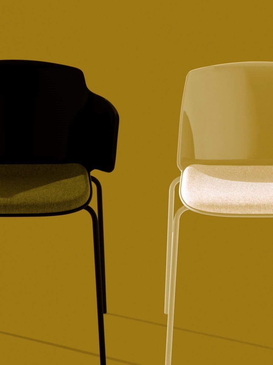 Стул из полипропилена с мягким сиденьем Et al ARCH-00090069 - Вид №1