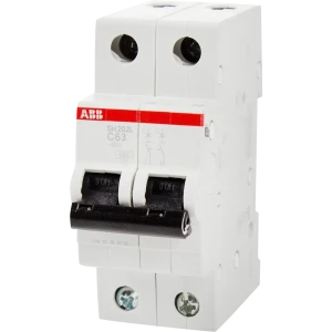 Автоматический выключатель ABB SH202L 1P N C63 А 4.5 кА 2CDS242001R0634 12486597 STLM-2132950